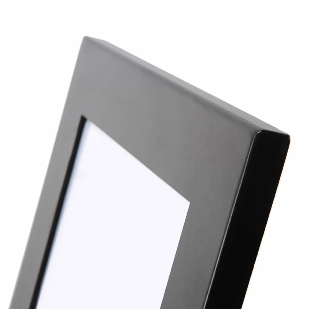 Informatiestandaard met plank en magnetisch foldervak A4 (297x210 mm) – zwart
