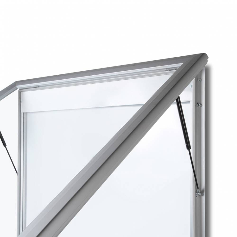 Zewnętrzna gablota magnetyczna ILLUMO 12xA4 102x116 cm z podświetleniem LED zamykana na kluczyk do użytku zewnętrznego gablota zewnętrzna gablota ogłoszeniowa gablota informacyjna tablica ogłoszeń tablica informacyjna