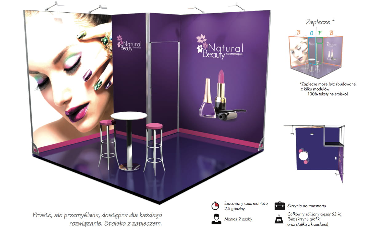 Vector Natural Beauty Stand 9m2