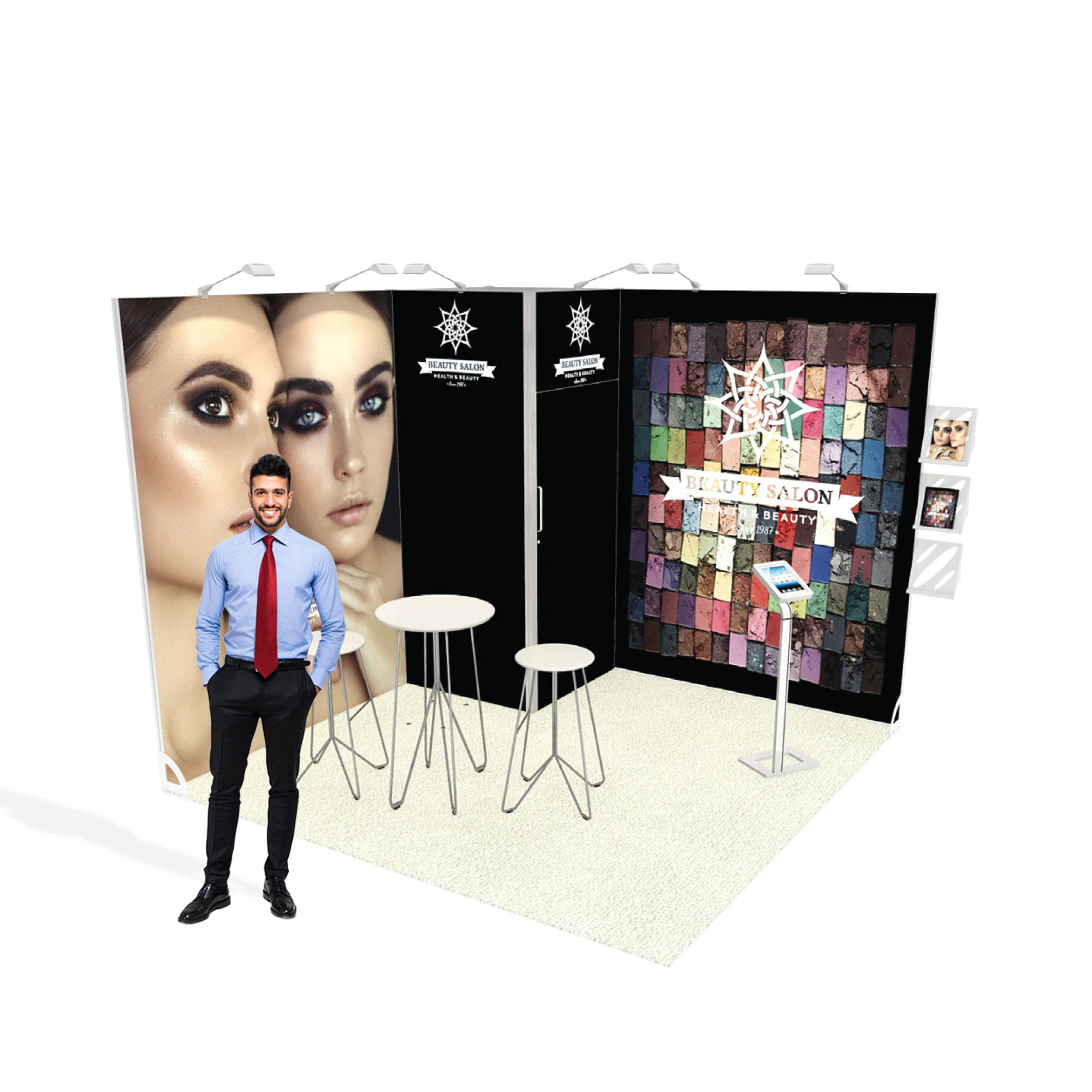 Simple Stand 9m2 with a single-sided print