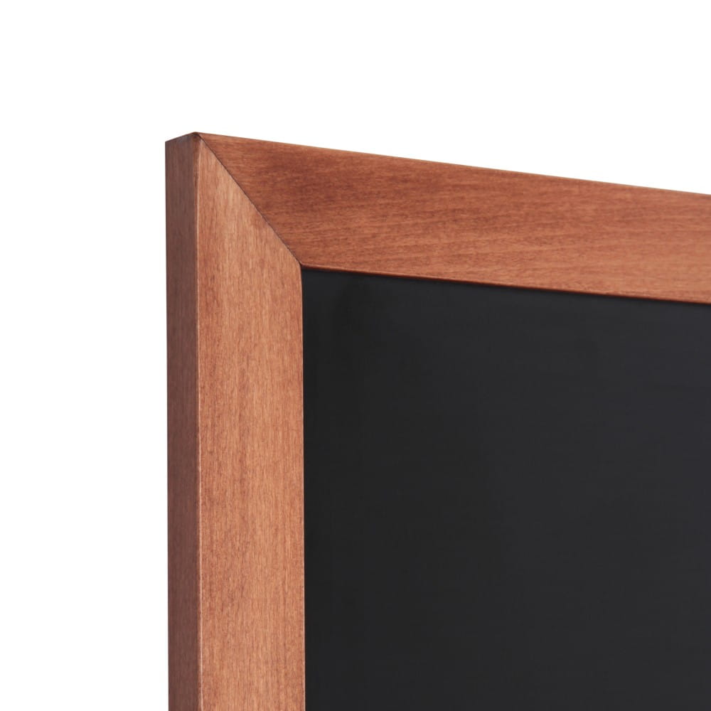 NATURE Chalkboard Light Brown 30 x 40 cm, Wooden Chalkboard with a Black Surface for Writing with Chalk Markers