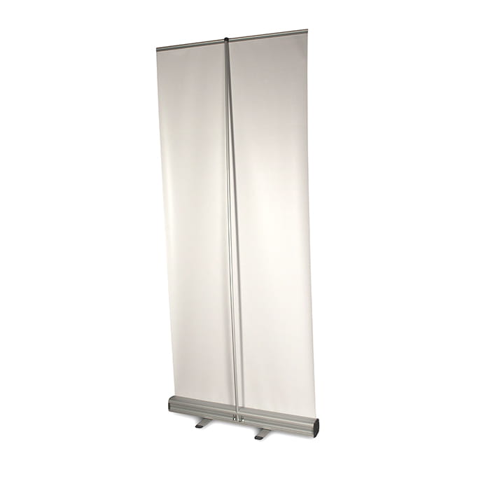 Mosquito Roll-up 100 x 200 cm Advertising stand like a Banner stand rolled up with a printout
