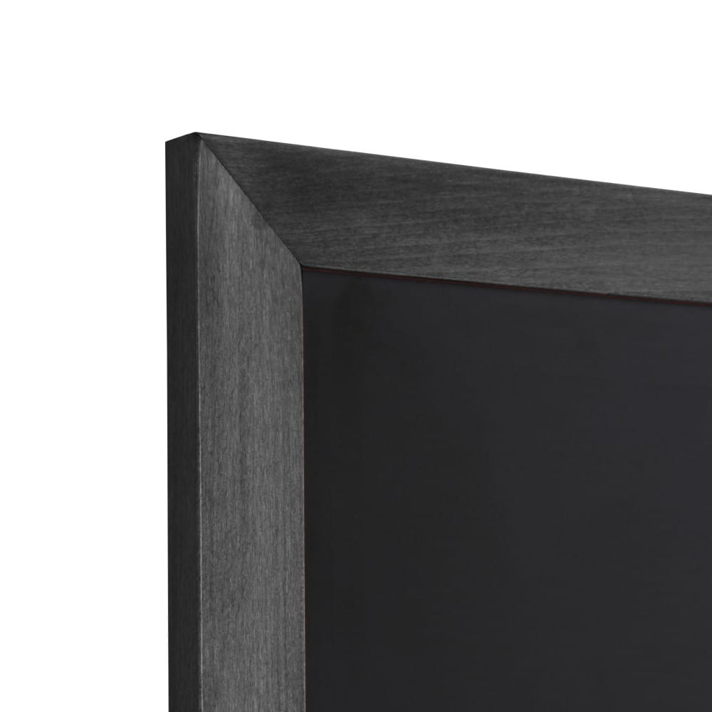 NATURE Chalkboard Black  40 x 120 cm, Wooden Chalkboard with a Black Surface for Writing with Chalk Markers