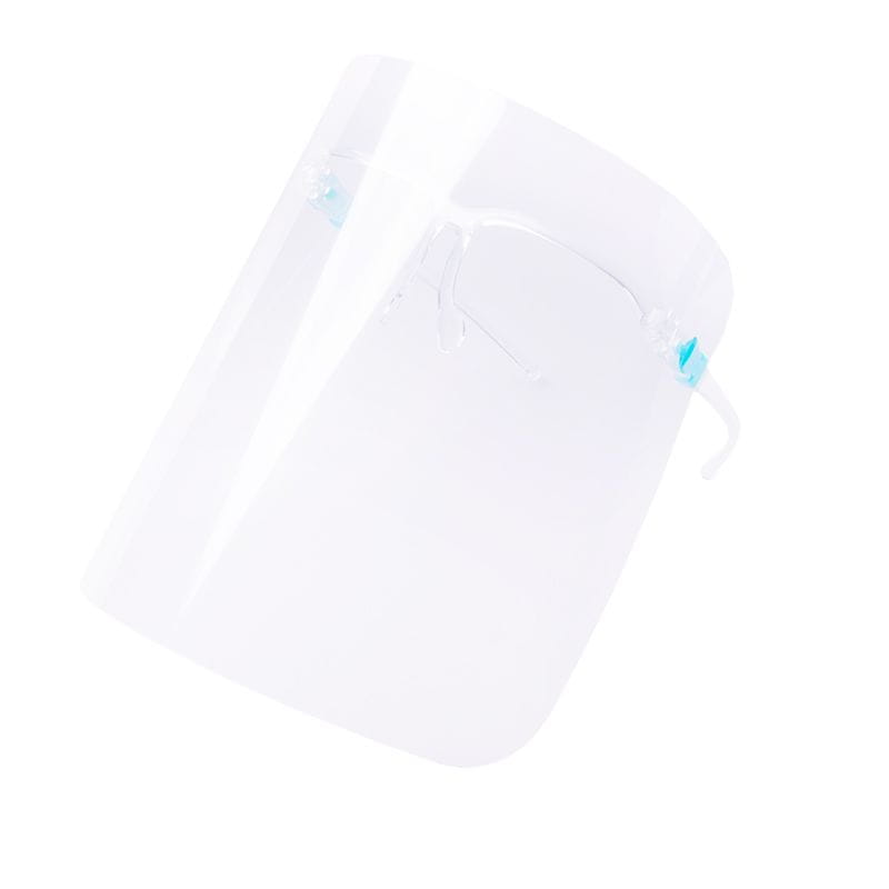 Protective Visor With Glasses Face Shield With an Eyeglass Holder Clear Plastic Nose And Mouth Guard Full Face Shield