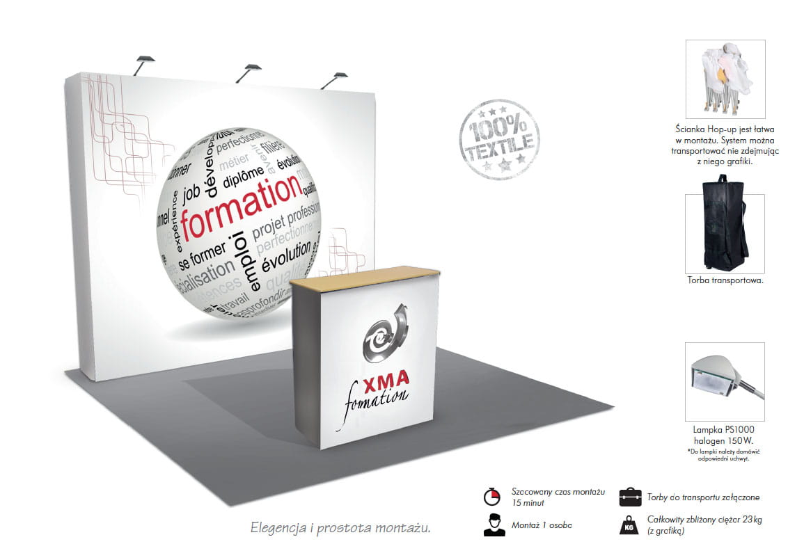 9m2 Formation exhibition set