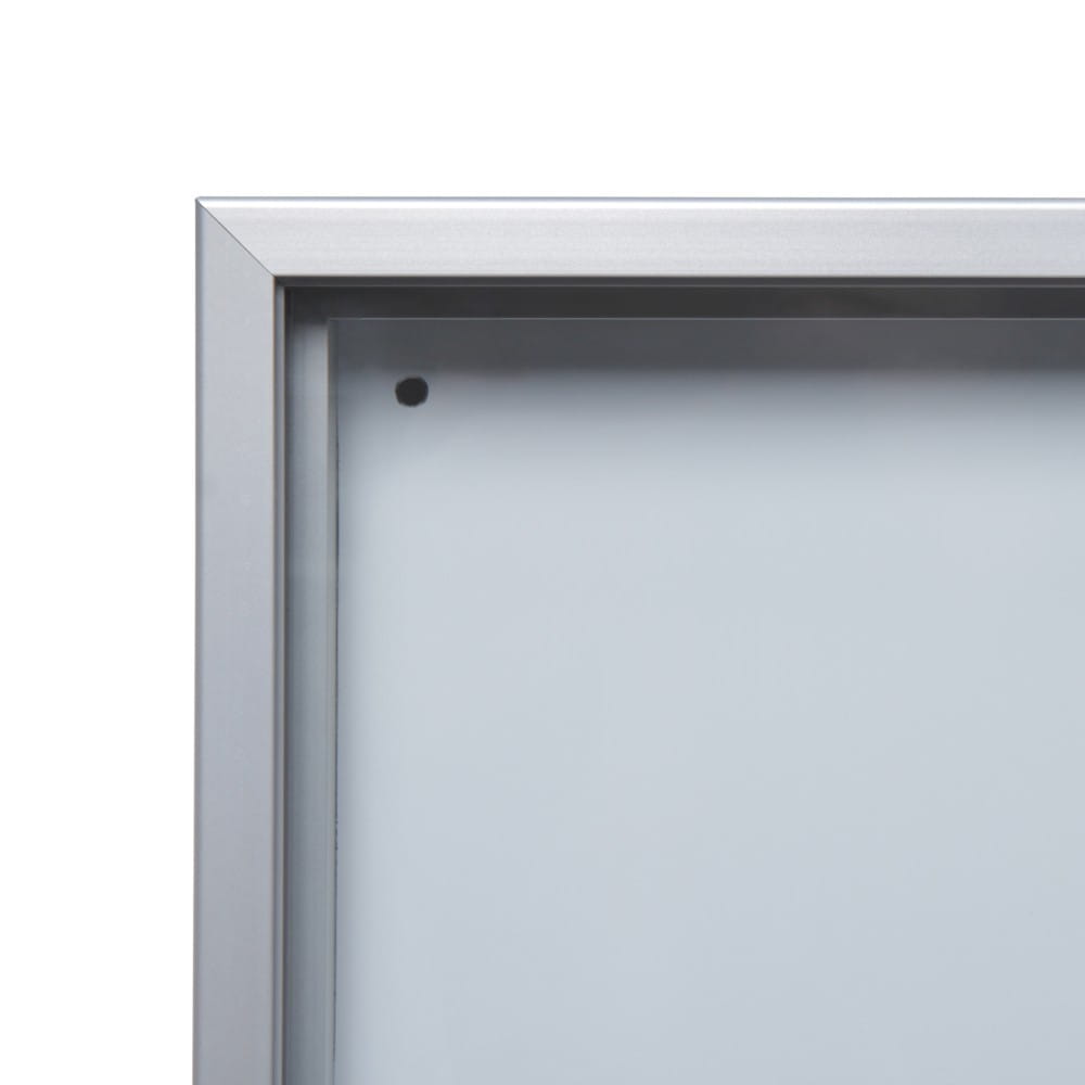 SLIM 21xA4 Magnetic Display Case 154x92 cm with Sliding Doors, Locked with a Key for Internal Use, Internal Display, Advertising Display, Information Display, Notice Board, Information Board