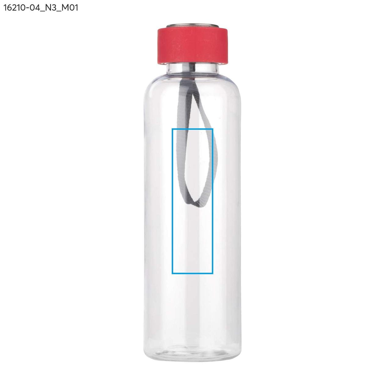 Butelka CLEAR 500 ml czerwony