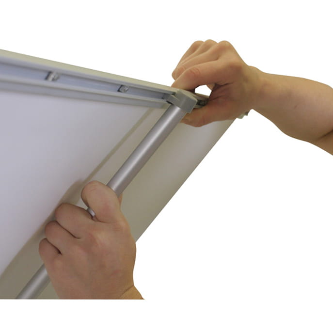 Orient Roll-up 85 x 200 cm rolled advertising stand with a printout