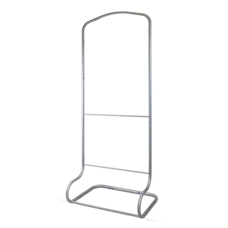 Stand reklamowy tekstylny Snake 0,9 x 2,2 m z wydrukiem stelaż