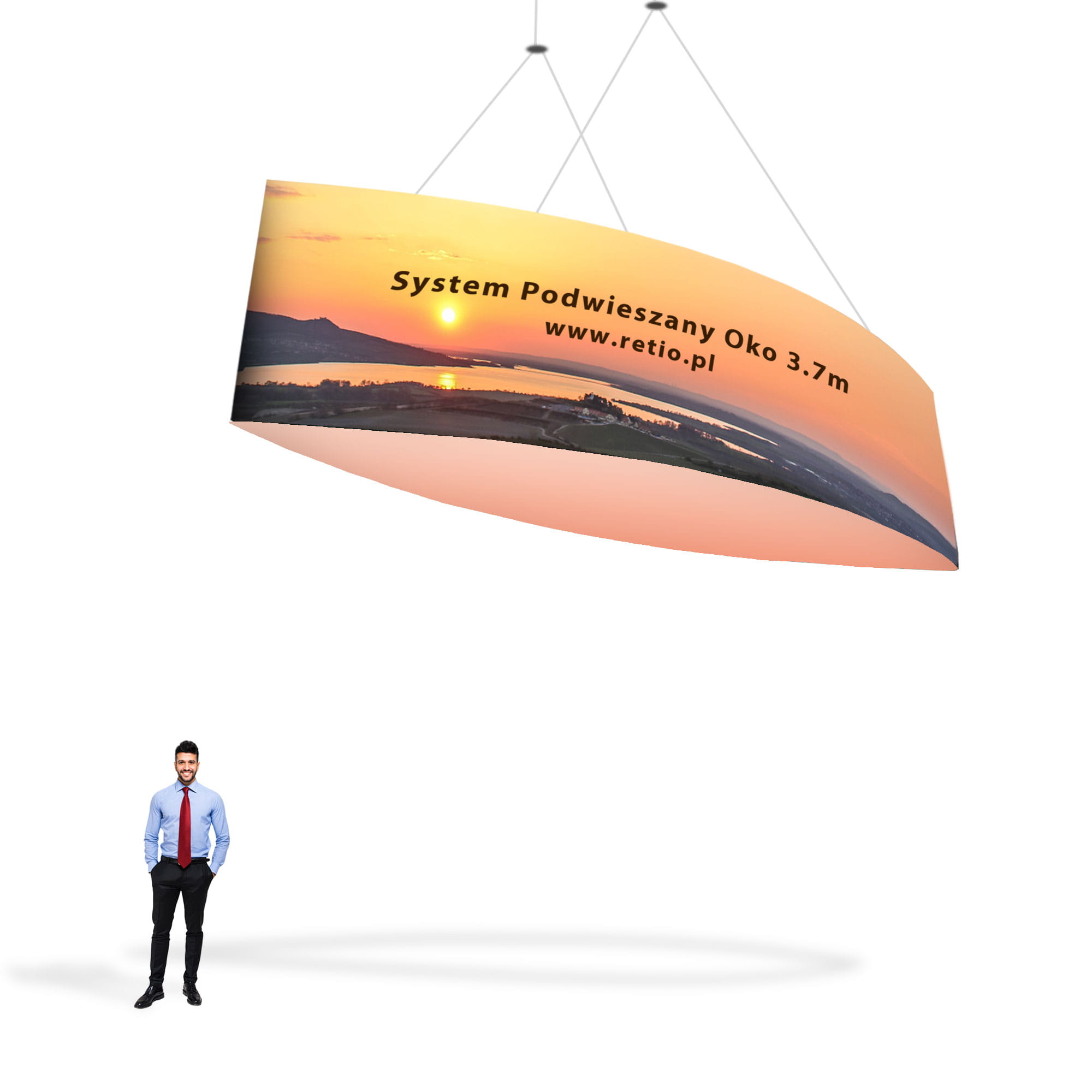 Eye-shaped Hanging Banner