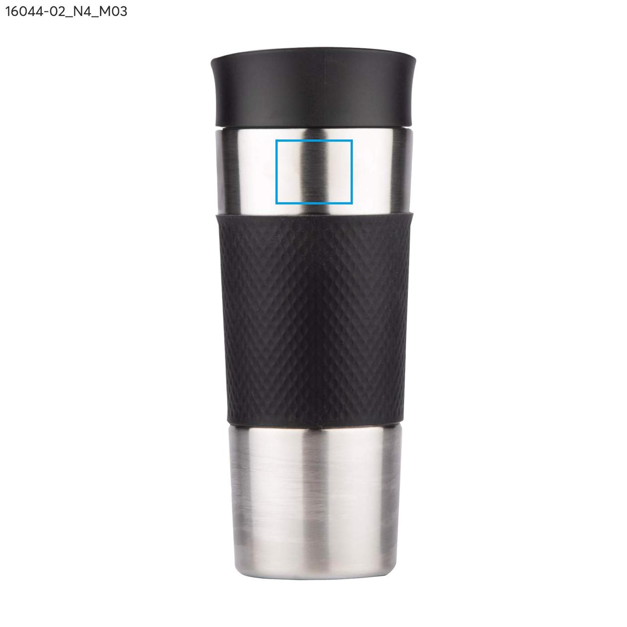 Kubek termiczny RONDE 420 ml czarny