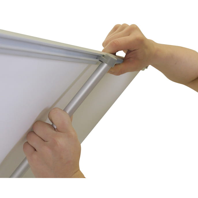 Mosquito Roll-up 100 x 200 cm Advertising stand like a Banner stand rolled up with a printout