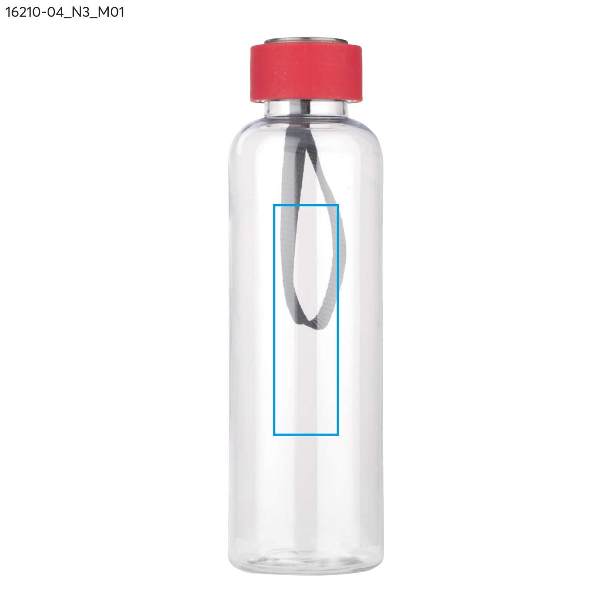 Butelka CLEAR 500 ml czerwony