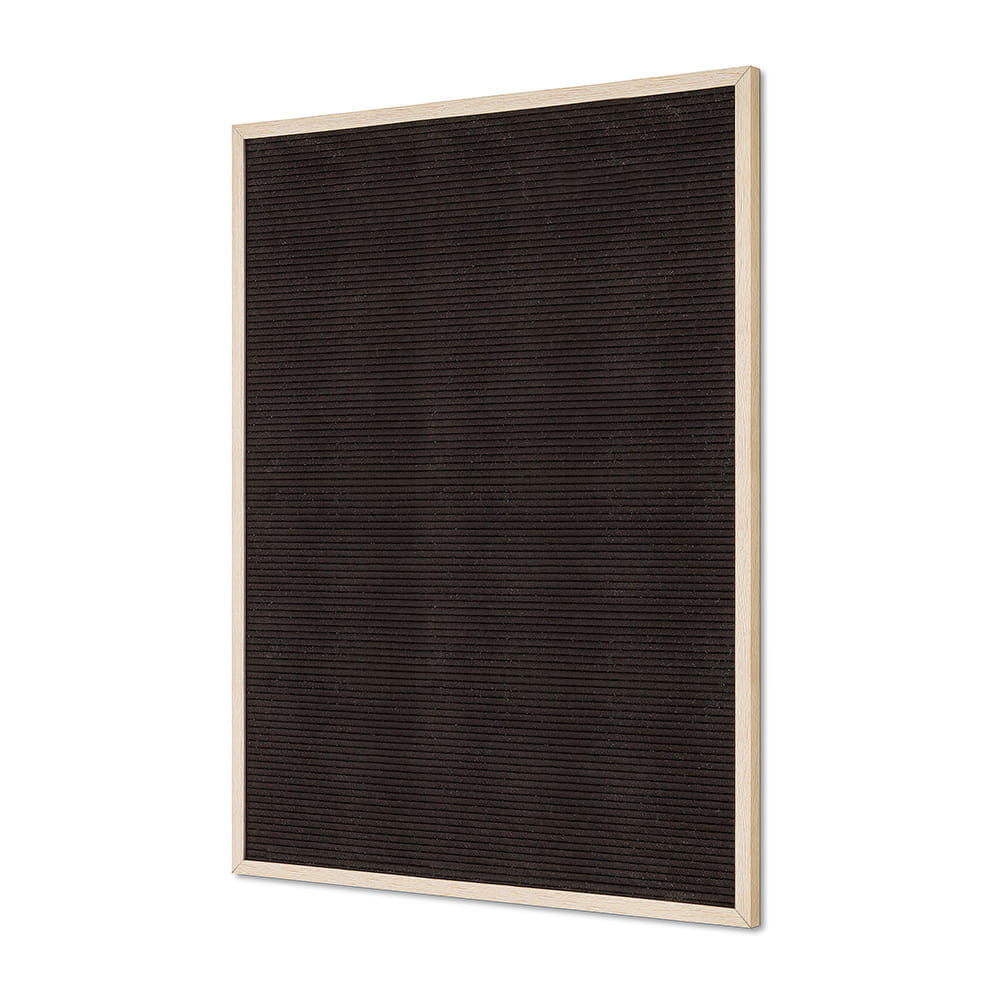 Czarna tablica literowa 60 x 80 cm do użytku wewnętrznego w zestawie z literami wewnętrzna tablica literowa ogłoszeniowa tablica informacyjna tablica ogłoszeń jasnobrązowy