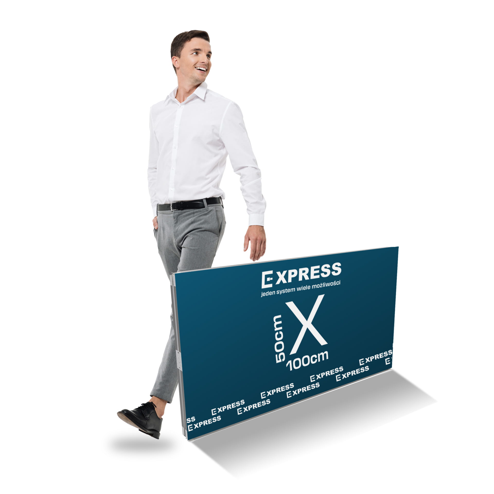 Stand prekonfigurowalny Express 50 x 100 cm