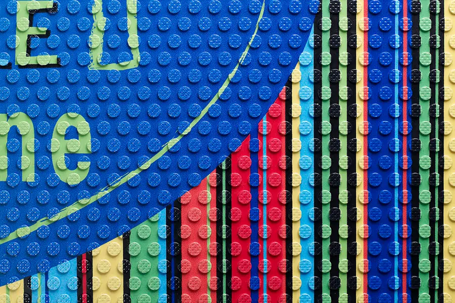 Mata podłogowa gumowa wycieraczka z logo - szczegół