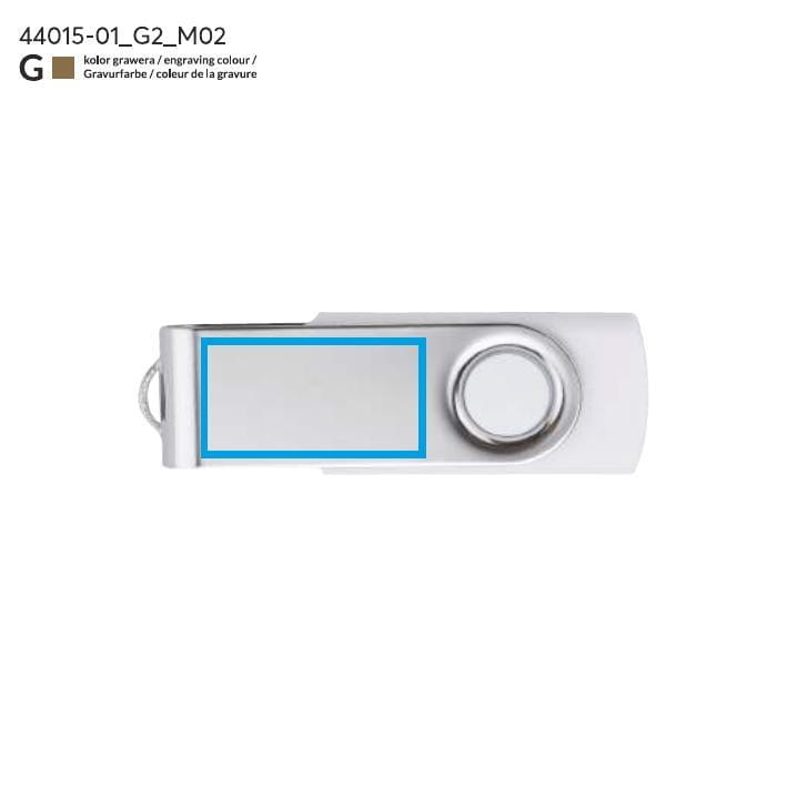 Pamięć USB TWISTER 32 GB biały