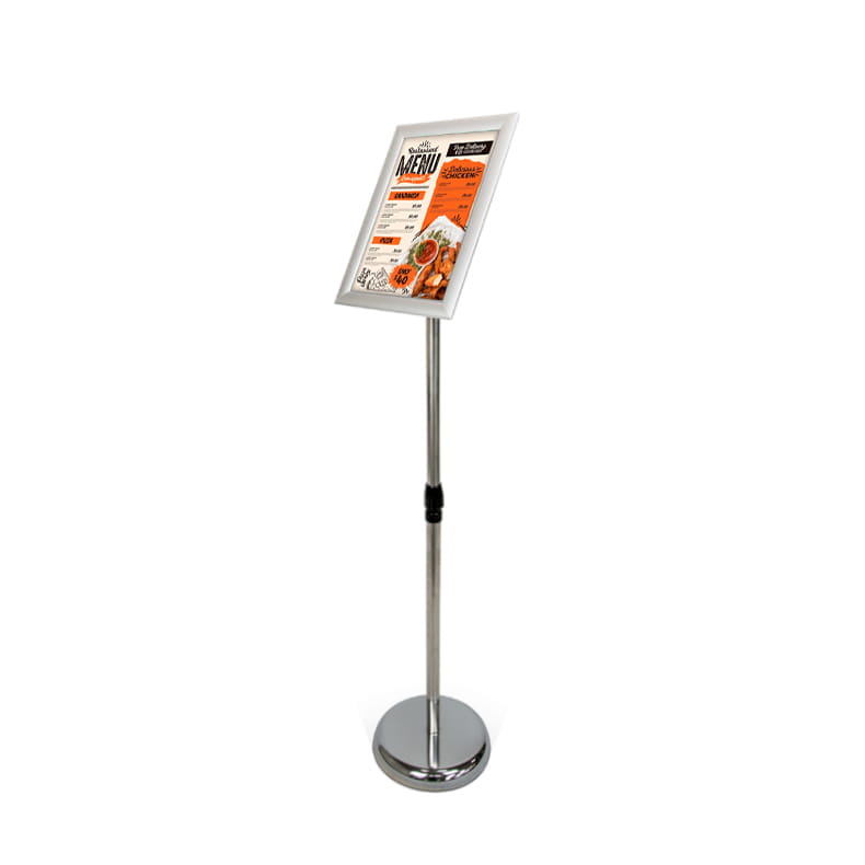 Stojak na menu A4 regulowany stojak prezenter na kartę menu stojak informacyjny prezentacyjny z ramką A4 do restauracji gastronomii do hotelu stojak na plakat Menu Board