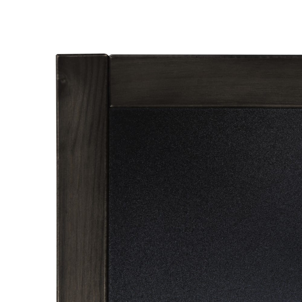 NATURE Classic Chalkboard  Black 70 x 90 cm, Wooden Chalkboard with a Black Surface for Writing with Chalk Markers