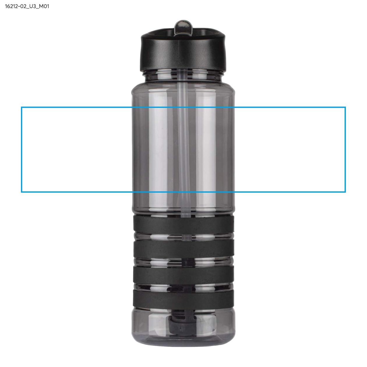 Bidon z filtrem węglowym KIVI 700 ml czarny