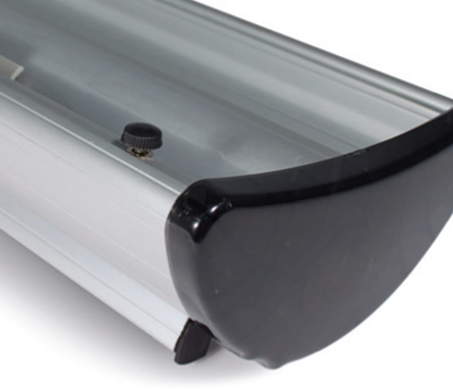 Case - Barracuda Roll-up  120 x 200 cm roll-up advertising stand with a print