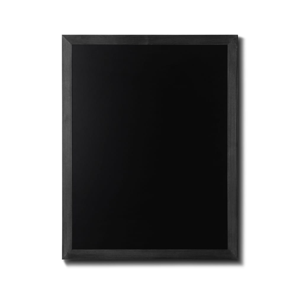 NATURE Chalkboard Black  70 x 90 cm, Wooden Chalkboard with a Black Surface for Writing with Chalk Markers