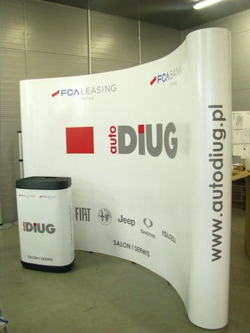 Pop-up premium set - arch wall 3 x 2.2 m + case with one-sided print