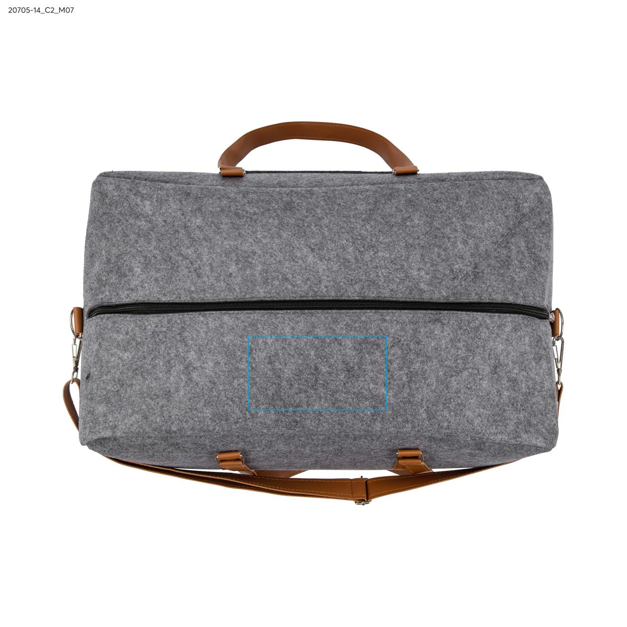Torba filcowa rPET FELT2GO popielaty (szary)