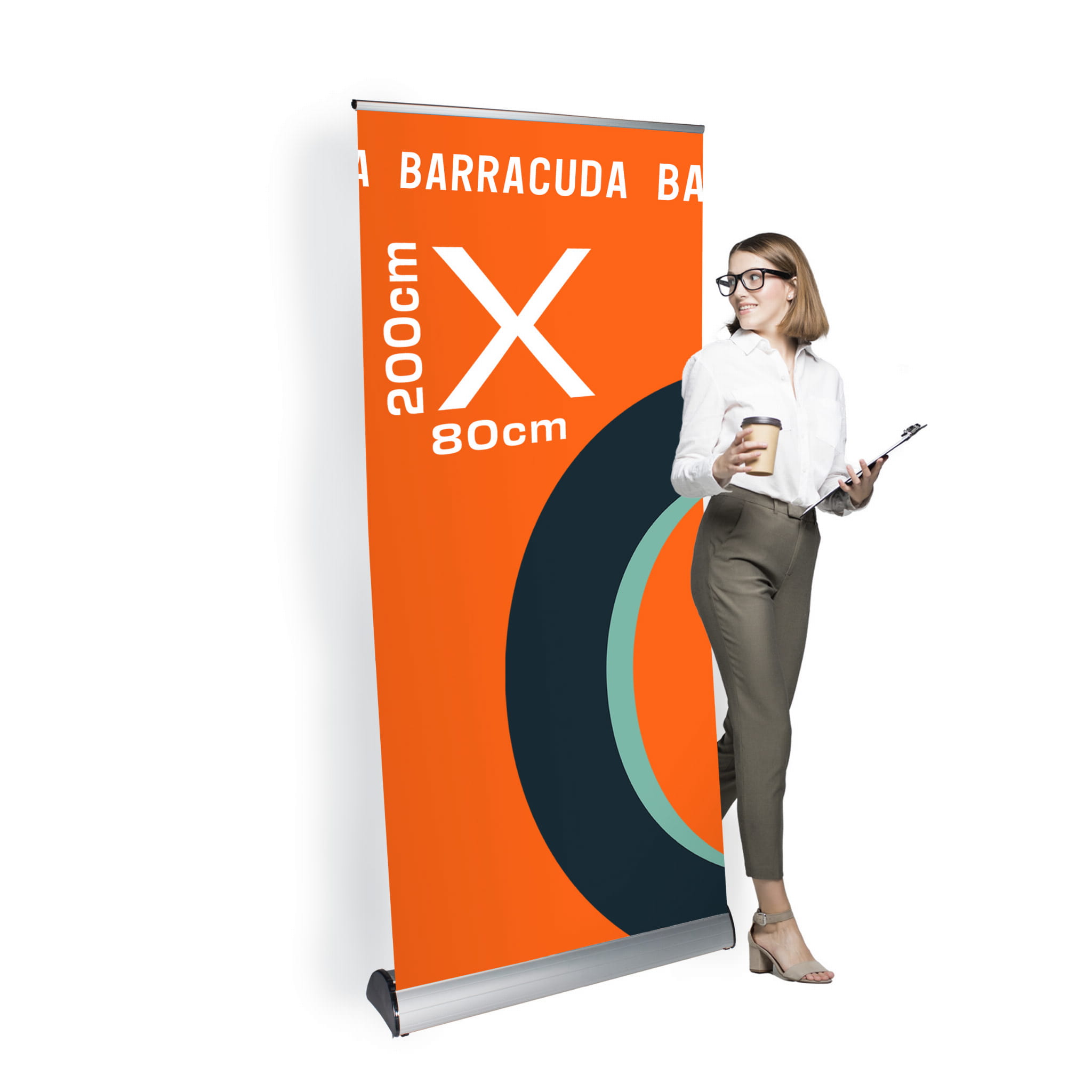 Rollup Barracuda 80 x 200 cm stojak reklamowy rozwijany z opcją wydruku
