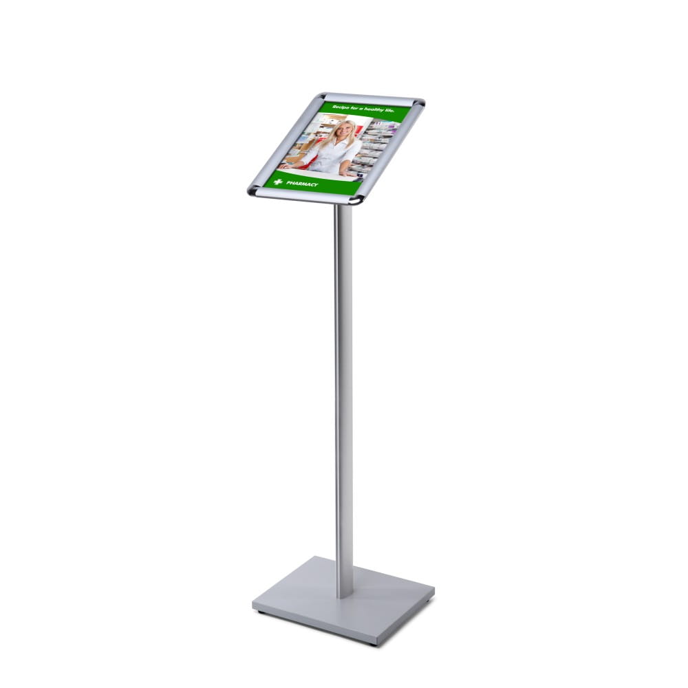 MBARD Menu Stand, A4 Frame Information Display Stand for Restaurant, Gastronomy, Hotel, Poster Stand, Menu Board with Rounded Corners