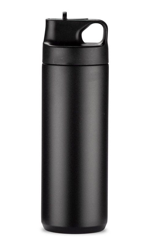 Bidon termiczny VELORA 500 ml czarny z logo