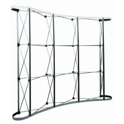 Curved Pop-Up Stand - Premium 3 x 2,2 m with single-sided printout