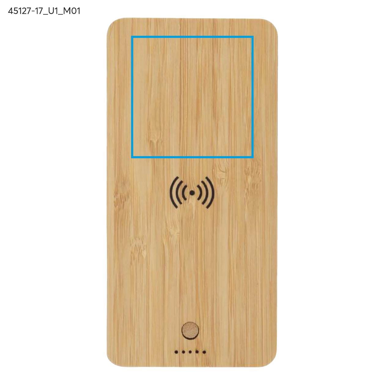 Power bank BORRA 10000 mAh beżowy (naturalny)