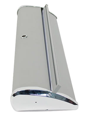 Delta Lite Classic Roll-up 100 x 200 cm rolled advertising stand with a printout