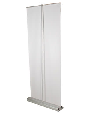 Delta Lite Classic Roll-up 100 x 200 cm rolled advertising stand with a printout