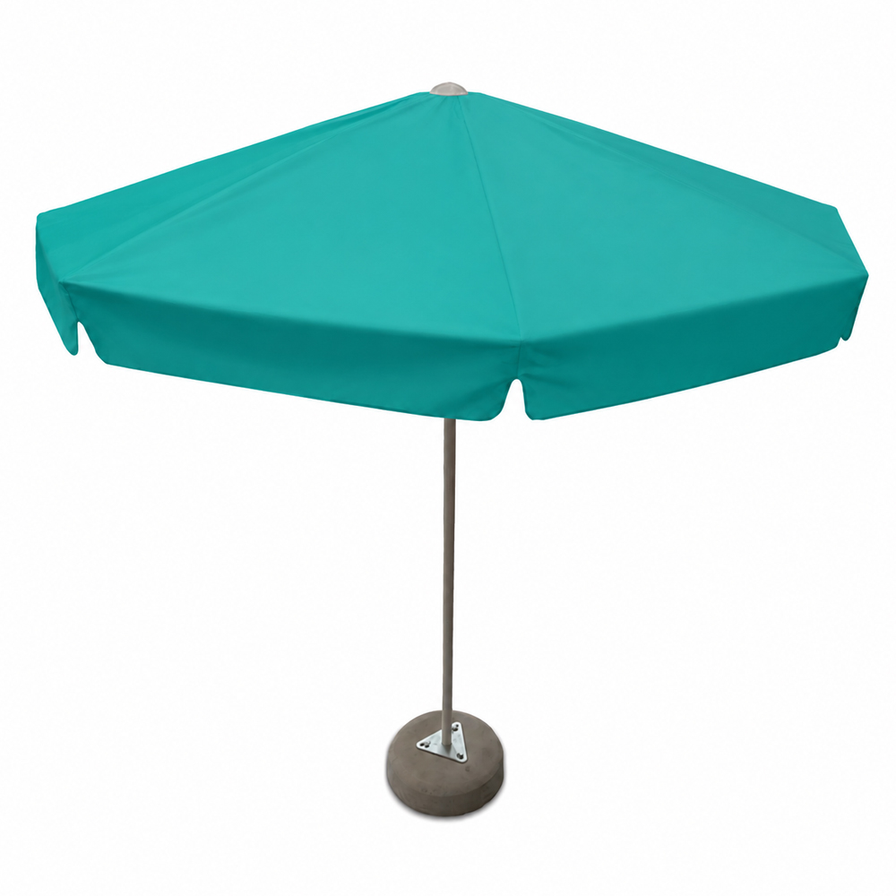 Parasol gastronomiczny 2x2 - okrągły z indywidualnym nadrukiem ogrodowy barowy parasol restauracyjny piwny handlowy parasol hotelowy parasol reklamowy