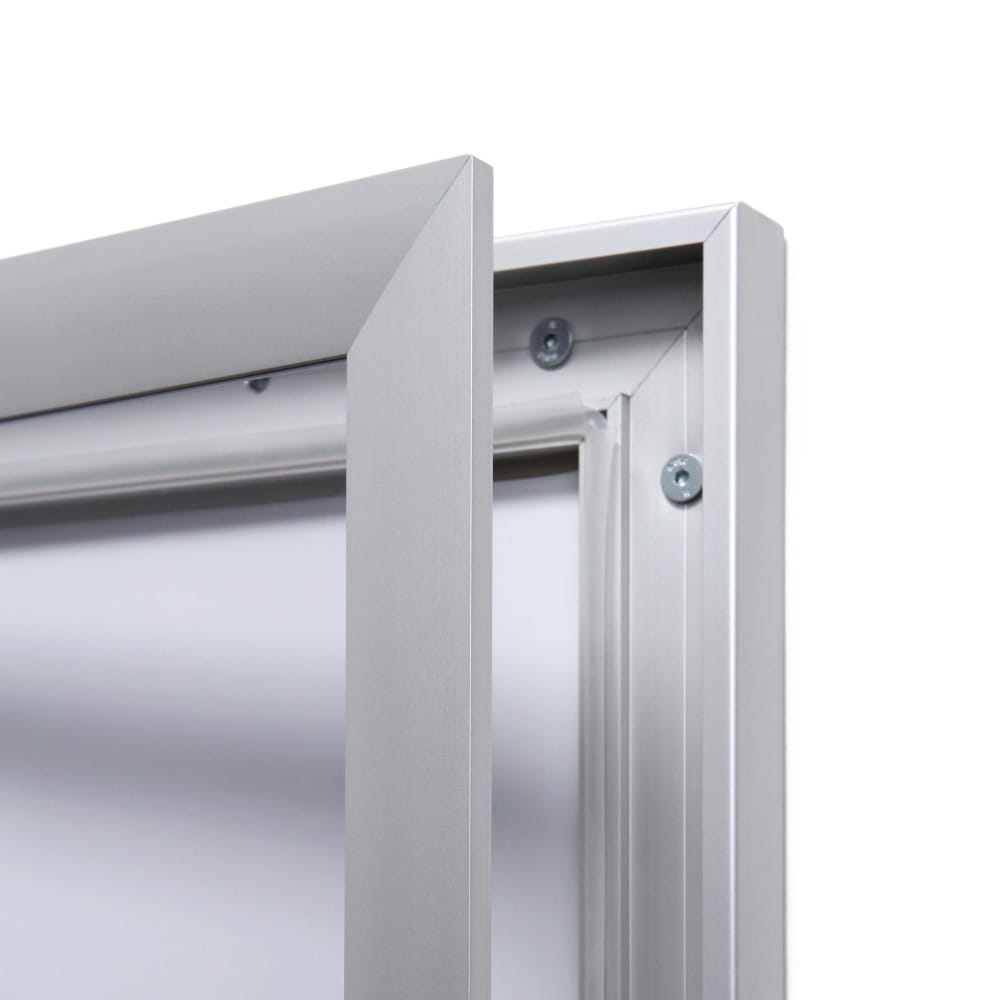 SCS 2xA4 Magnetic Display Case 44x30 cm Closed with a Key for Indoor Use, Indoor and Outdoor Display Cabinet, Advertising Display Case, Information Display Case, Notice Board, Information Board