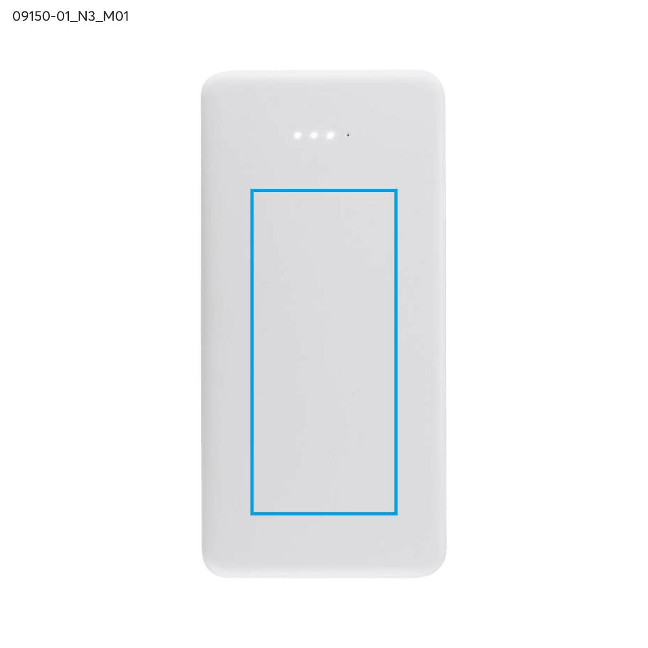 Power bank SIMPLE 10000 mAh biały