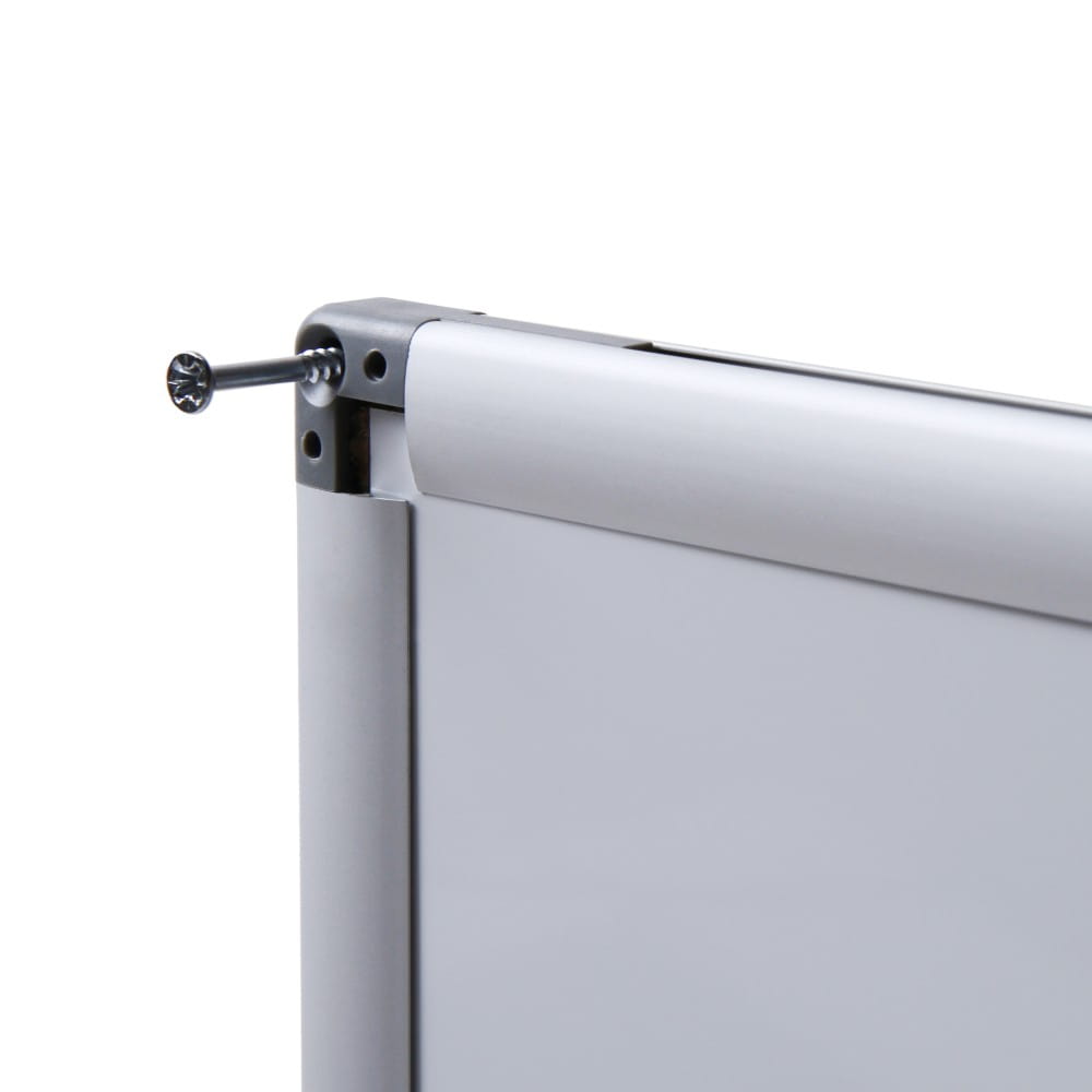 SCRITTO® Magnetic Dry-wipe Board 120 x 90a cm Enameled White Magnetic Dry-wipe Board for School or Office for Writing with a Marker Pen with a Felt-tip Pen