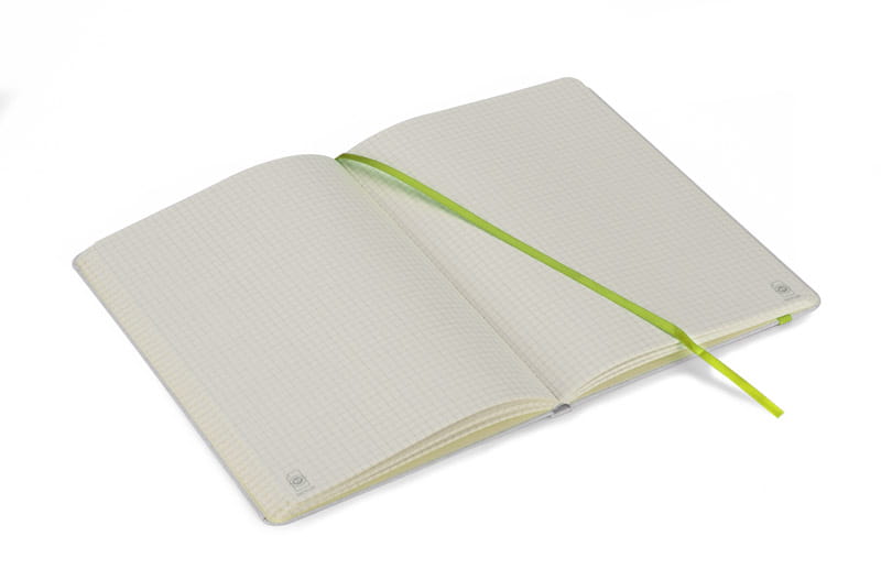 Notes A5 MOSATO zielony jasny z logo