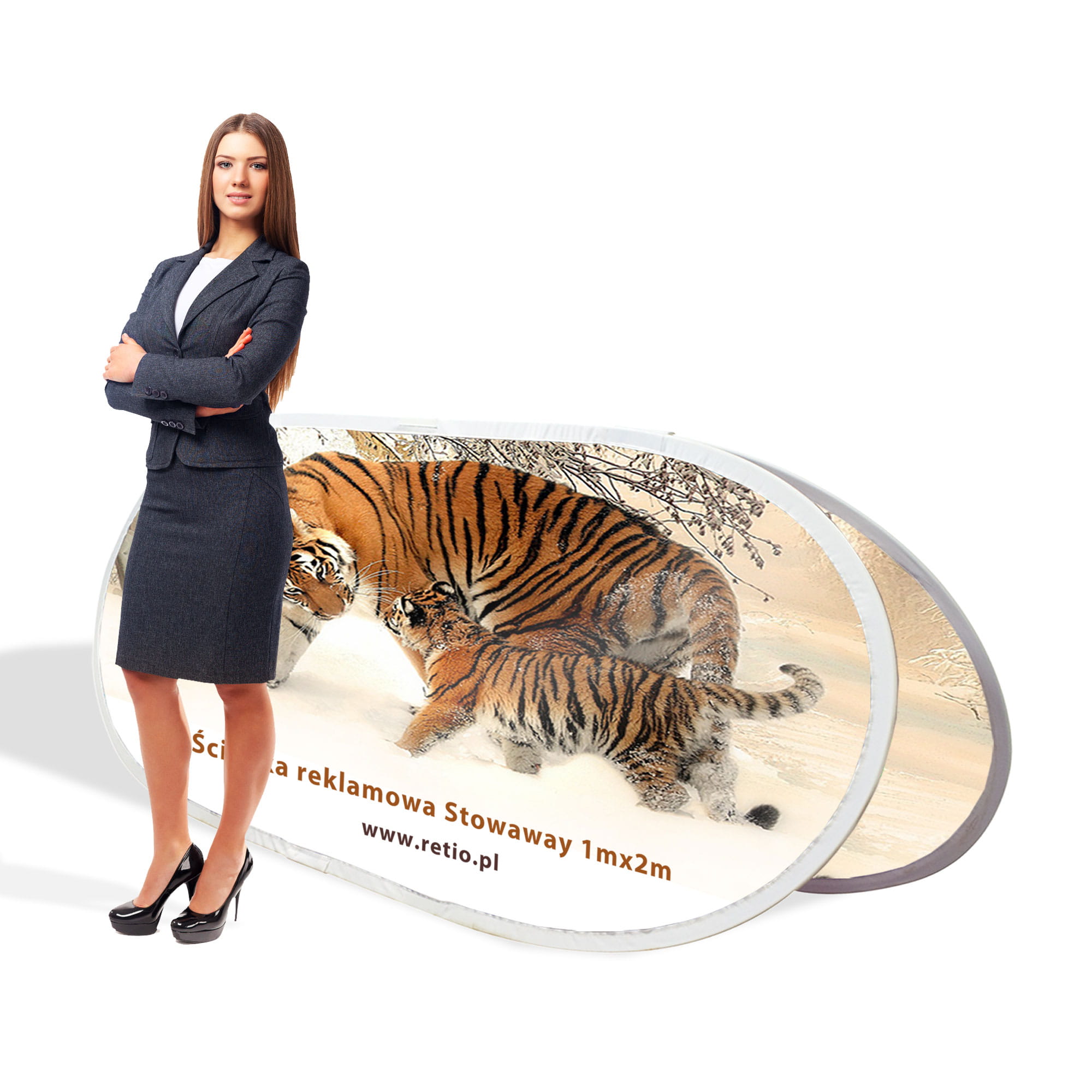 Stowaway fabric stand