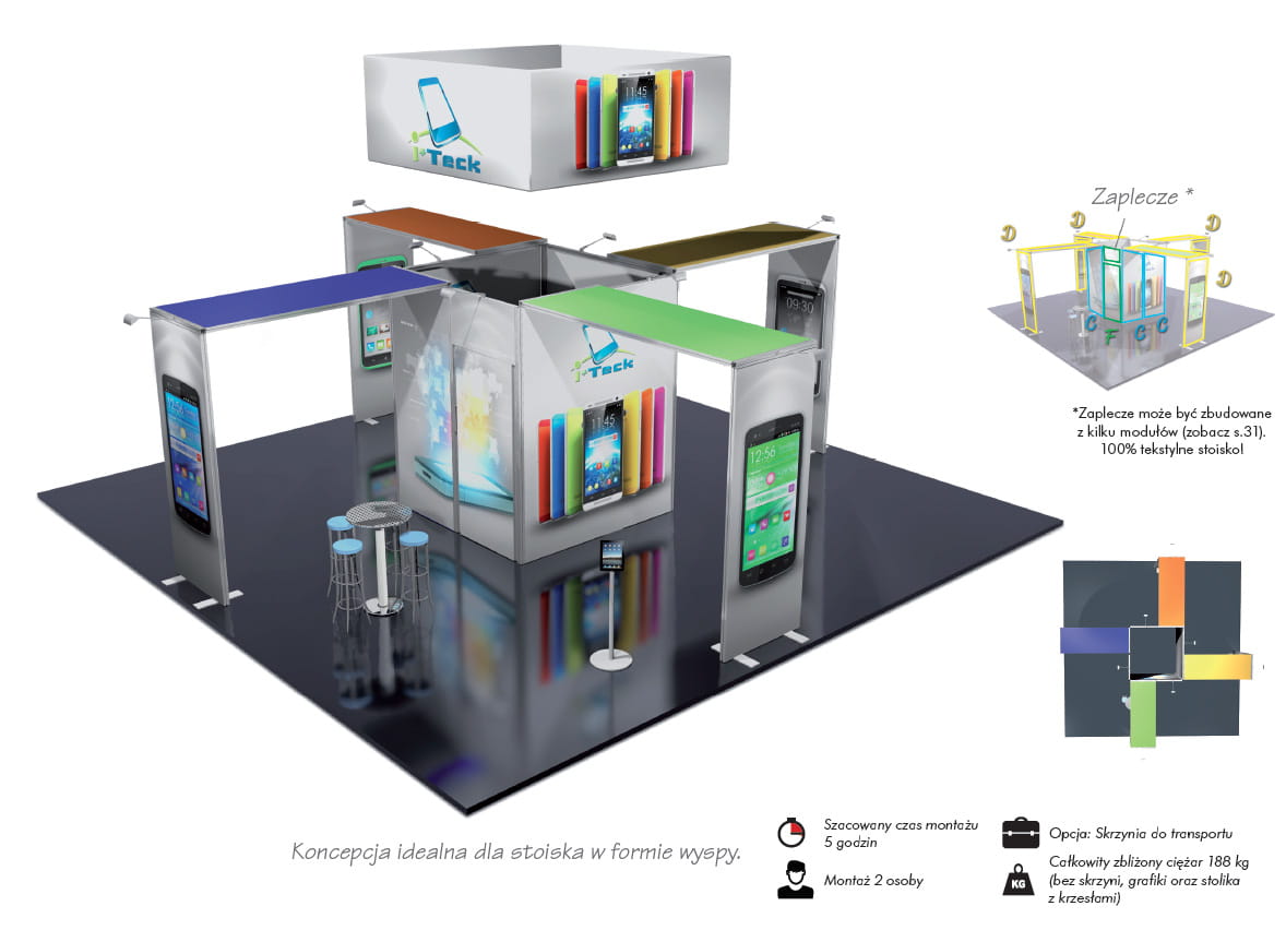 Vector &*Teck 50m2 Stand