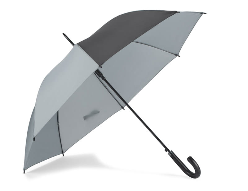 Parasol LIF popielaty (szary) z logo