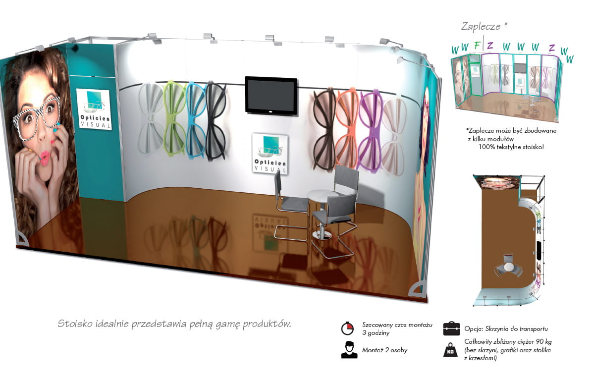 Opticen Vector Visual Stand 18m2