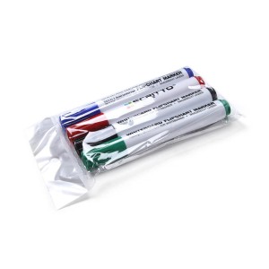 Set of 4 dry erase markers