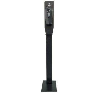 Touchless disinfectant station